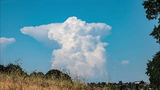 Time lapse of a thunderstorm building over the Sierra. 6-3-23
