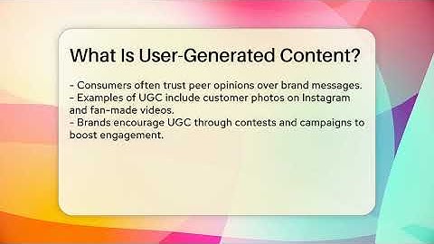 What Is User-Generated Content? - Everyday-Networking