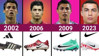 RONALDO'S BOOTS EVOLUTION (2002 - 2023) | RONALDO| CR7 | NIKE FOOTBALL BOOTS