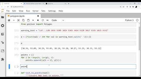 MetPy Mondays #146 - GEOJSON Polygons from NWS Warning Text