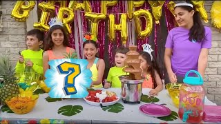 Deema y Sally celebran el cumpleaños de Heidi y Zidane | Video divertido para niños