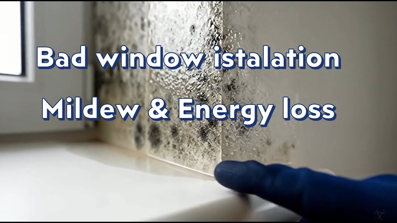 Bad Window Installation = Mold & Energy Loss - YouTube