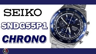 SEIKO Chronograph SNDG55P1 Tachymeter Quartz Men's Watch 100m - YouTube