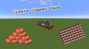 Minecraft Create Mod: Copper Farm Tutorial