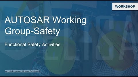 ELISA and AUTOSAR Adaptive Brainstorm