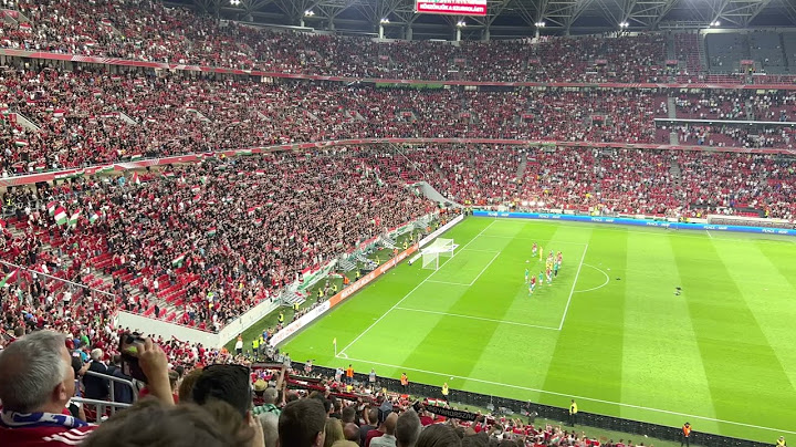 Magyarország - Németország NL mérkőzés // mérkőzés végi himnusz 2022.06.11