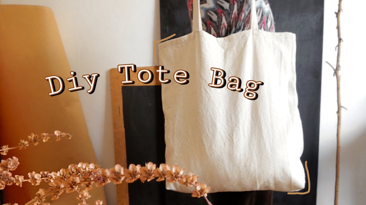 DIY TOTE BAG // How to sew a tote bag