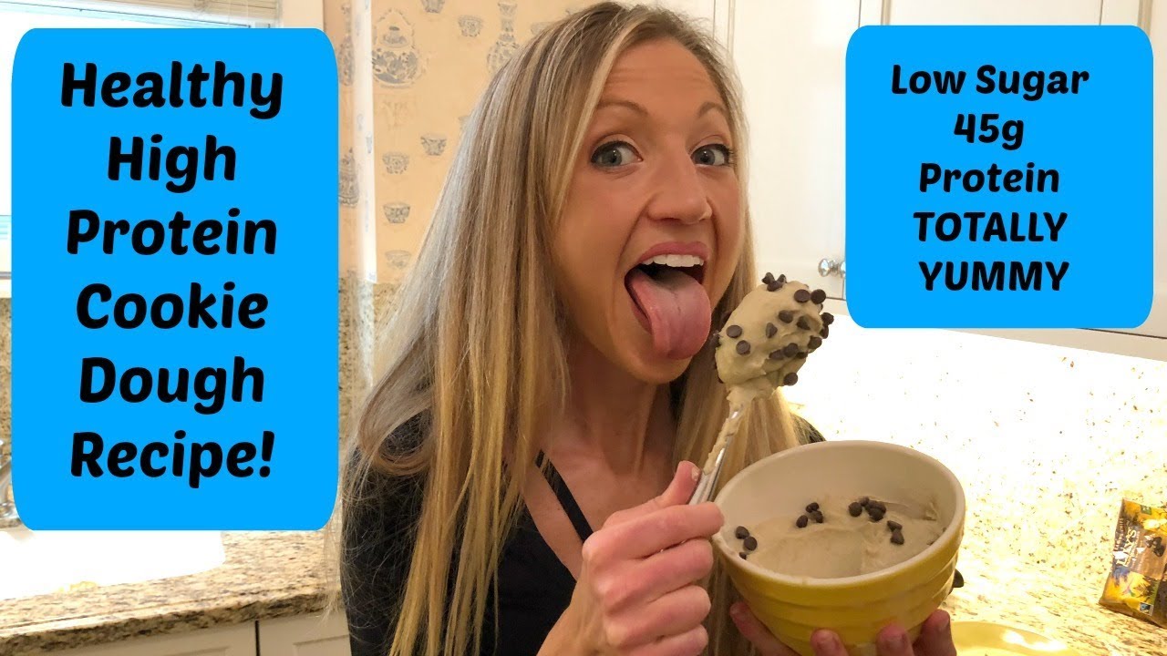 Cookie Dough Recipe That's Healthy A High Protein Low Sugar Treat YouTube