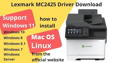 Lexmark MC2425 Driver Download and Setup Windows 11 Windows 10, Mac 13, Mac 12