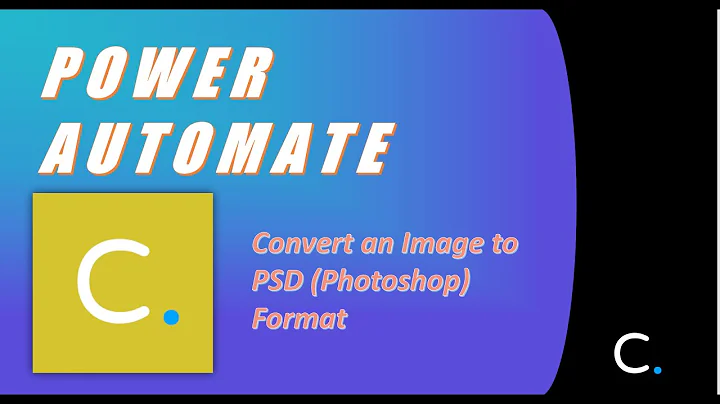 How to Convert an Image to PSD (Photoshop) Format in Power Automate