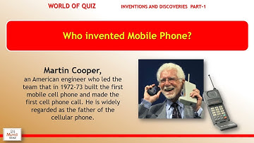 WORLD OF QUIZ Inventions & Discoveries PART-1