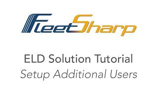 FleetSharp Tutorial #9: Setup Additional Users