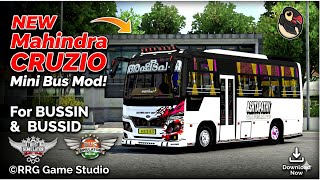 🤩✨New MAHINDRA CRUZIO Mini Bus Mod | Download Now⬇️ | Kerala Tourist Bus Mod💥 | For BUSSID & BUSSIN🔥