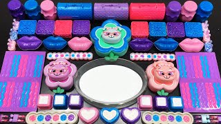 GALAXY Slime !!! Mixing random thing into GLOSSY Slime I Satisfying Huong Slime