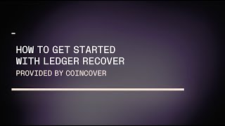 Where to Find Ledger Recover by Ledger 722 views 6 months ago 38 seconds