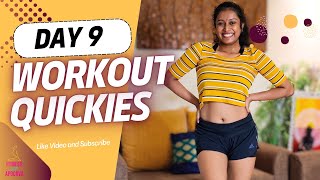 Workout Quickies Day 9 STANDING ABS | 10 min Intense ABS Workout | Fitness with Apoorva #StayHome