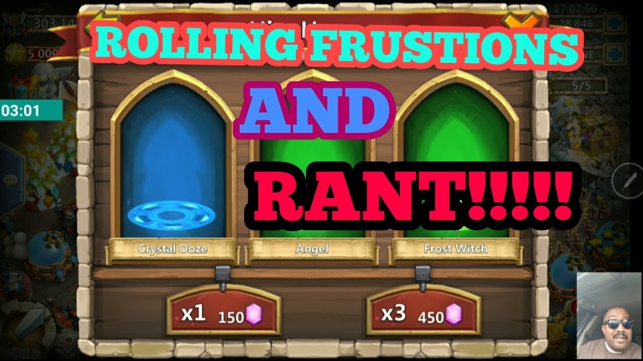 Castle Clash rolling frustrations and RANT!!!!!