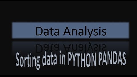How to Sort data in PYTHON PANDAS | HINDI TUTORIAL