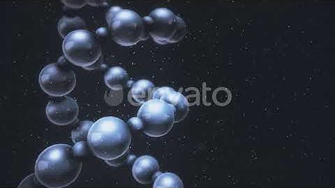 Human Dna Strand In Atomic Level 4k | Motion Graphics - Envato elements