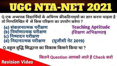 Teaching Aptitude(शिक्षण अभिक्षमता) Important for SET|B.ed|UGC-NET PAPER 1 and other exam