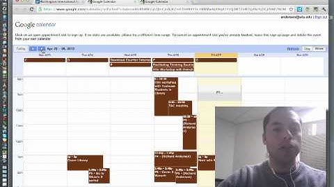 Creating Appointment slots on Google Calendar