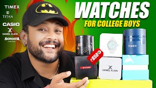 6 Best Budget Watch For College & Summer 🔥 Men Watch Haul 2024 | Titan, Timex, Casio | ONE CHANCE