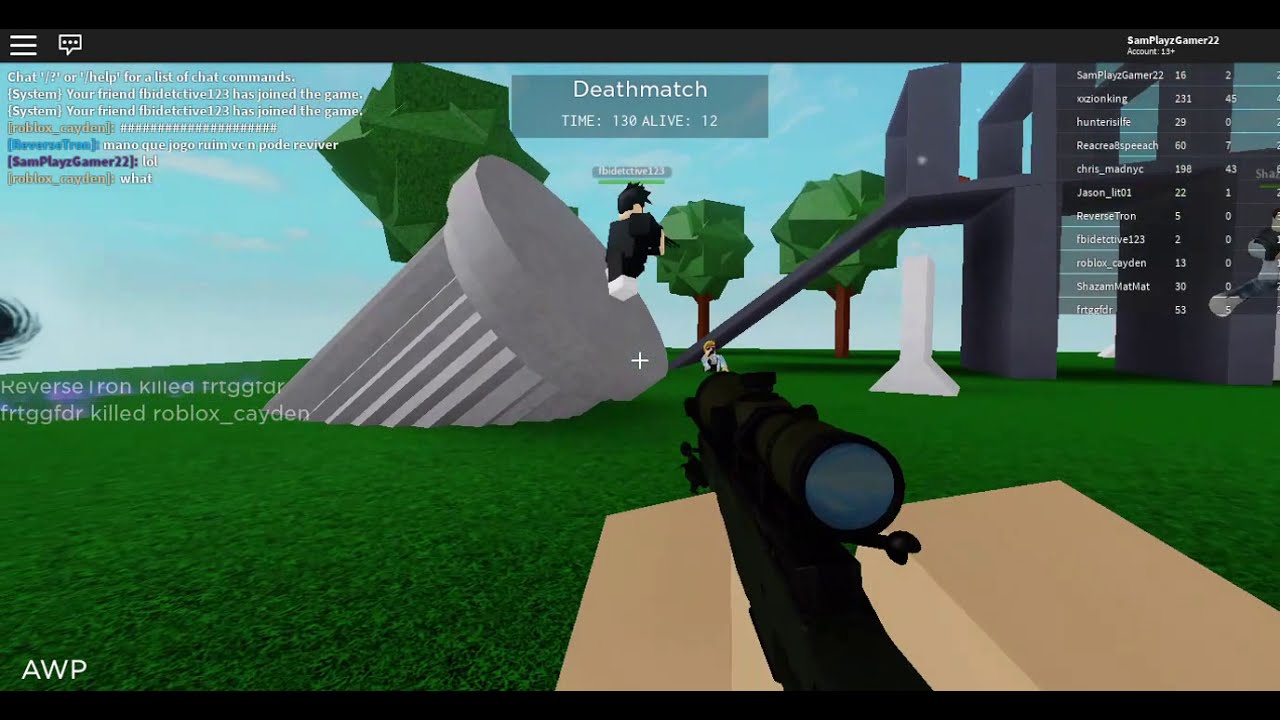 Roblox-No Scope Sniping - YouTube