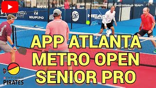 APP Atlanta Metro Open Men's Doubles Senior Pro Round 1