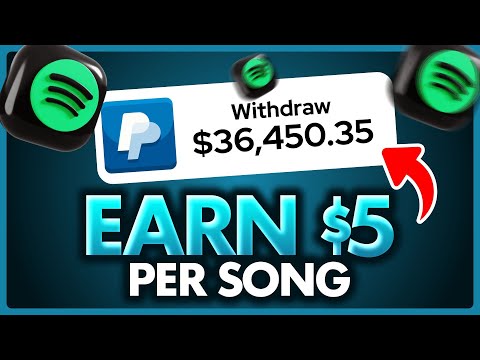 How I Earn $5 PER SONG Listened to - Make Money Online 2024