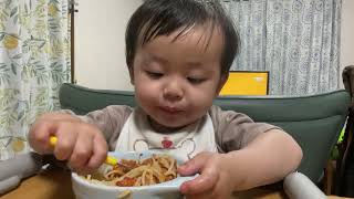 After all gluttony  ♥  meat sauce pasta , pumpkin やっぱり大食い♥ミートソースパスタ、かぼちゃ