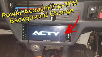 Power Acoustik cp-71w Wallpaper And Background Change