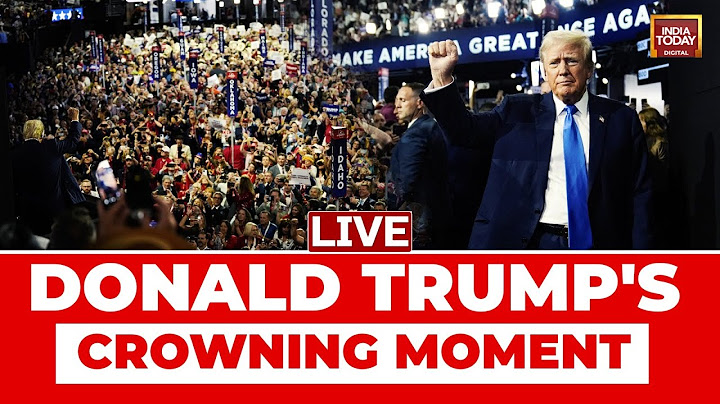 RNC Day 4: Trump Speech LIVE | Donald Trump To Be Elected As Republican Presidential Nominee