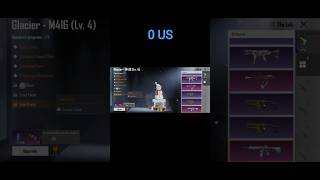 without UC without Royal pass LEVEL 5 🥳❤️‍🩹 #m416glacier #bgmi