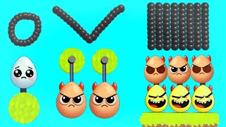Draw to Smash - Angry Eggs New Update Levels 101/200 screenshot 3