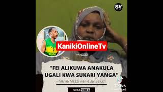 FEI TOTO ALIKUWA ANAKULA UGALI NA SUKARI #feitoto #yanga #yangasc #kaniki