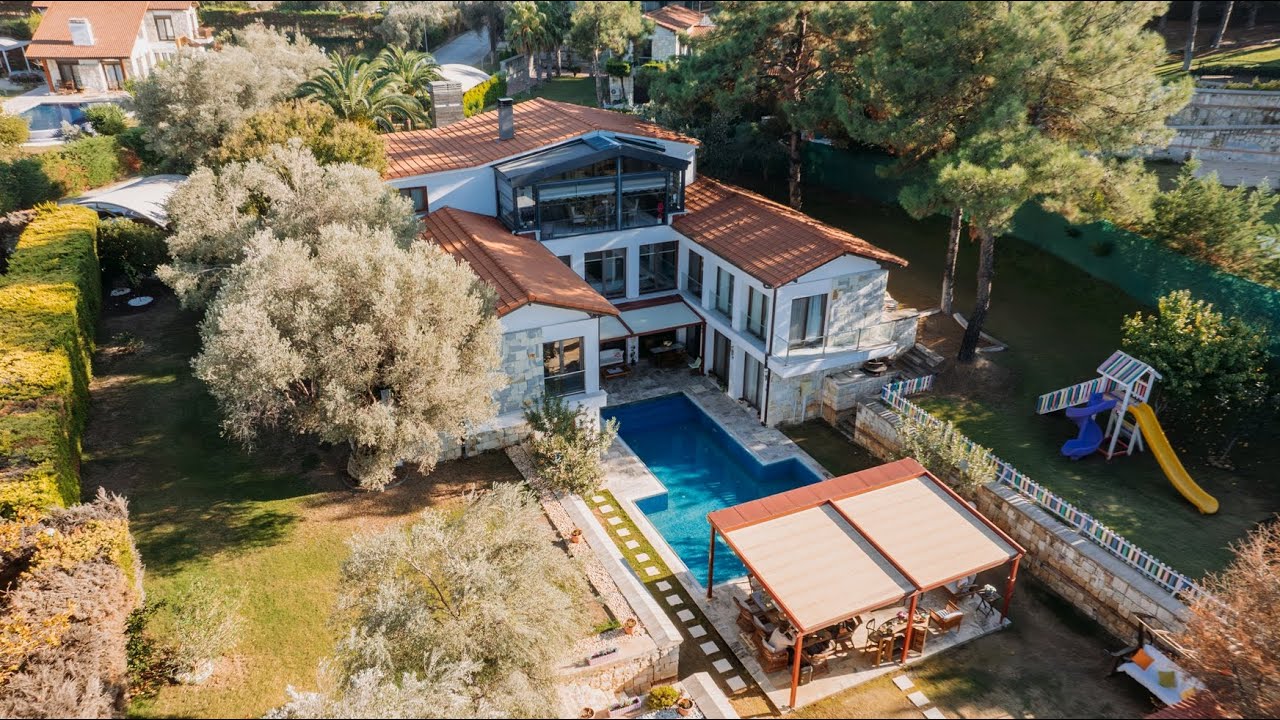 İzmir - Urla Muhteşem Bir Projede Özel bir Villa (Ev turu)