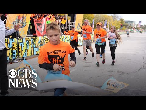 Video: Wie is de jongste persoon die een halve marathon heeft gelopen?