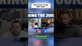 Colts MUST Re-sign Nick Cross! Core Young Talent Is A Priority! #nflfootball #nflshorts #colts