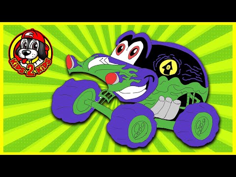 Monster Truck Toys Videos for Toddlers! - COMPILATION - Monster Jam Son Uva Digger & Grave Digger