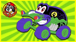 Monster Truck Toys Videos for Toddlers! - COMPILATION - Monster Jam Son Uva Digger \& Grave Digger