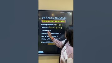 Indian Army related Gk questions 👍