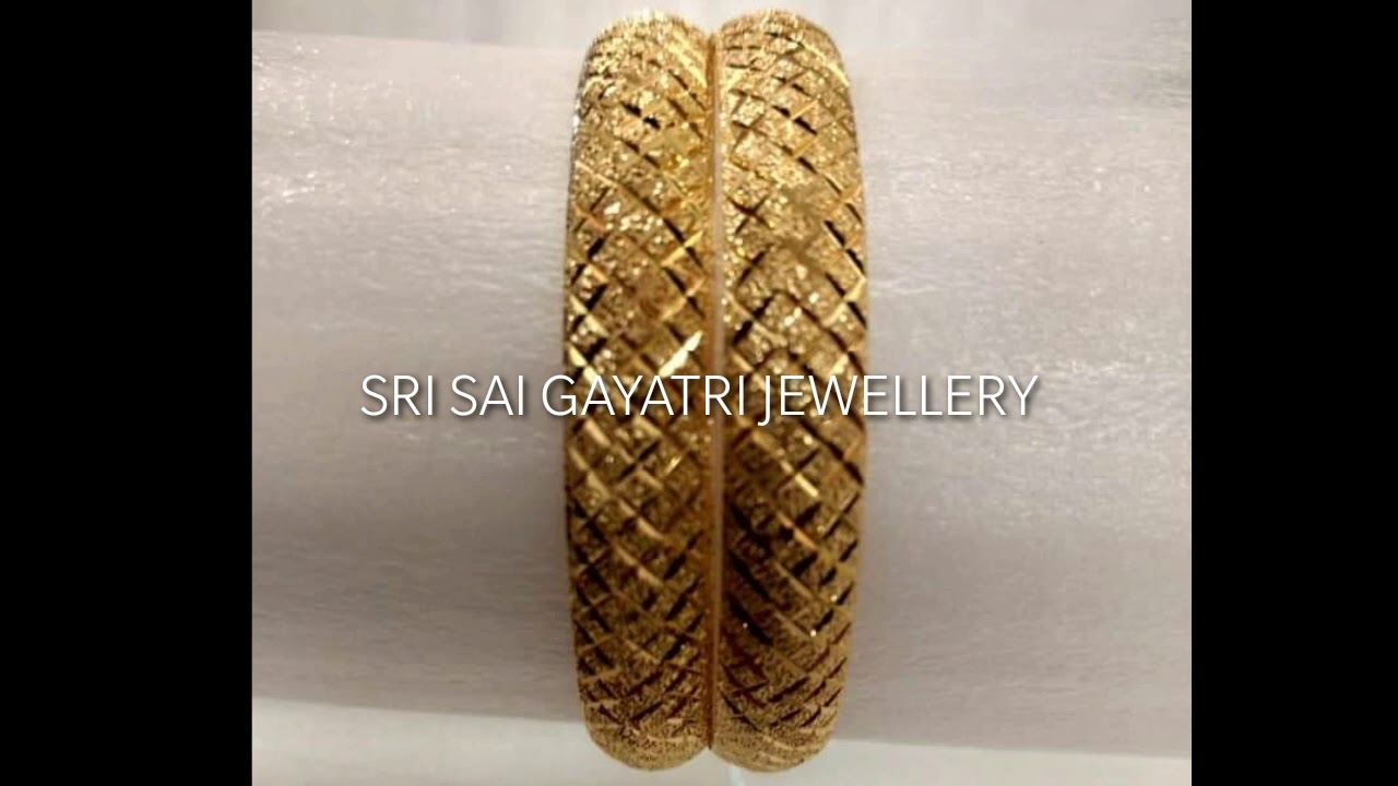 916 Gold Bengali Bangles Designs YouTube