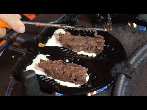 줄서서 먹는 붕어빵, 6개 천원, 팥 가장 많이 주는곳 - 문래 / fish-shaped bread - korean street food