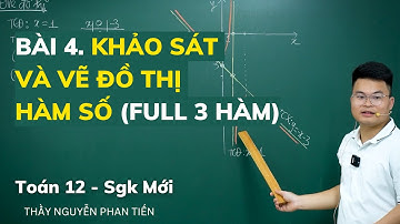 Bài 4. Khảo Sát và Vẽ Đồ Thị Hàm Số - Toán 12 (Sgk Mới)  || Thầy Nguyễn Phan Tiến