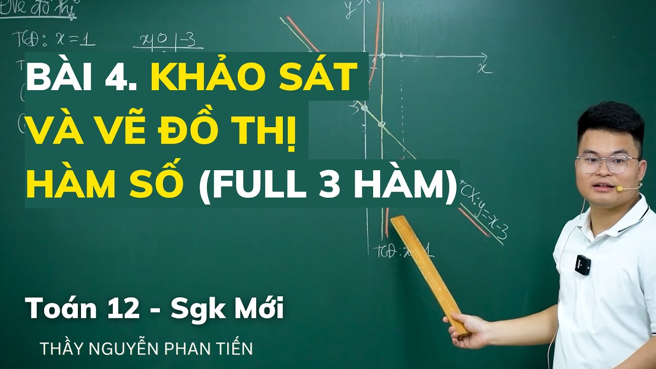 Bài 4. Khảo Sát và Vẽ Đồ Thị Hàm Số - Toán 12 (Sgk Mới)  || Thầy Nguyễn Phan Tiến