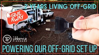 off-grid power: how we use solar panels, batteries and inverters to run our caravan