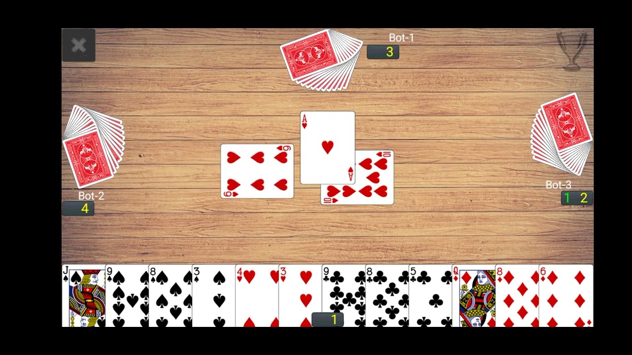 Callbreak multiplayer game video😀😀🙏🙏👍👍👍