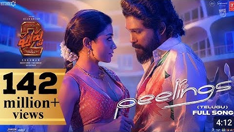 PEELINGS Telugu Lyrical Video Pushpa2 The Rule Allu Arjun Rashmika Mandanna Sukumar DSP 2nd Earning