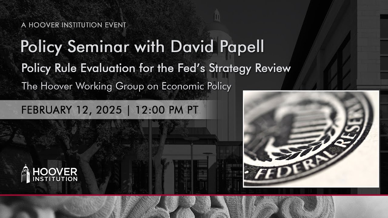 Policy Rule Evaluation For The Fed’s Strategy Review | Hoover Institution