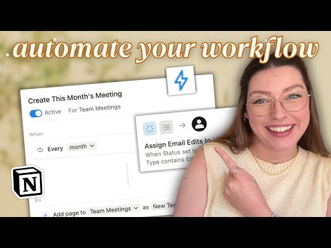 Notion Automations Made SIMPLE: Quick Setups to Save You Time ⚡